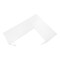 Homeroots 58" White Wood and Metal Corner Computer Desk 489867 - alternate 4