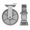 Hyw Products Heavy Duty Caster 8in Steel Wheel, Rigid 40-80R-A1-SS - alternate 2