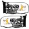 Recon 02-05 RAM 1500/2500/3500 PROJECTOR HEADLIGHTS W/HIGH POWER SMOOTH OLED 264191BKC - alternate 3