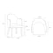 Manhattan Comfort 8-Piece Hillman Dining Chair and Arm Chair in Sand 8-DC087AR2-SD - alternate 6