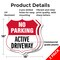 Signmission No Parking Shield Sign Active Driveway, 18 inch X 18 inch, Plastic Sign, 2PK SHI-P-2PACK-18-397 - alternate 3