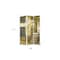 Homeroots 72" Beige Canvas Folding Three Panel Screen Room Divider 274713 - alternate 3