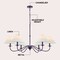 Jonathan Y Phoebe 41.5" 6-Light Grand French Country Farmhouse Adjustable Swooping Arm Candle-Style Metal LED C JYL7624A - alternate 6