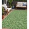 Homeroots 5' X 8' Green Blue And Ivory Polka Dot Washable Indoor Outdoor Area Rug 599035 - alternate 1