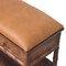 Homeroots 35in Brown Faux Leather and Solid Wood Upholstered Storage Bench With Drawers 723826 - alternate 3