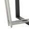 Homeroots 48" Clear And Black Glass And Iron Sled Base Round Top Dining Table 569433 - alternate 11