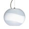 Besa Lighting Luna Cable Pendant, Opal-Frost, Bronze Finish, 1x100W Incandescent 1KX-477699-BR - alternate 1