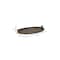 Homeroots 14in Antiqued Gold Metal Hand Finished Oval Vanity Tray With Handles 731278 - alternate 3