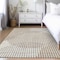 Homeroots 8' X 10' Beige And Ivory Geometric Washable Indoor Outdoor Area Rug 597604 - alternate 5