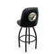 Holland Bar Stool Co Logo Grizzly Bemidji State 30 in. Swivel Bar Stool with Black Wrinkle Finish L048 - alternate 1
