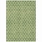 Homeroots 5' X 8' Green And Ivory Geometric Washable Indoor Outdoor Area Rug 596100 - alternate 6