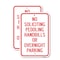 Signmission No Soliciting Peddling Handbills Or Overnight Park 1, 18'' X 24'' 2 Signs, Heavy Gauge Aluminum, 2PK A-1824-2PACK-24973 - alternate 1
