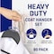 Lifemaster Wooden Hangers, Swivel Hook, Non-Slip, Pants Bar, Holds 10 lbs, Brown, 80PK LMWD80BW - alternate 3
