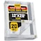 Core Tarps Tarp, 12 ft x 20 ft, 20 Mil, Clear, Polyethylene, UV Resistant CT-101-12X20 - alternate 1