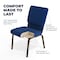 Flash Furniture Fabric Church Chair, Blue XU-CH-60096-NVY-GG - alternate 5