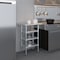 Amgood 18in D x 24in L Stainless Steel Table, Three Undershelves AMG WT-1824-3SH-Z - alternate 3