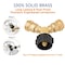 Flame King YSplitter Valve Allows Connection Of Additional Appliances Brass AB225 - alternate 2