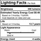 Bulbrite LED Filament 4W, Dimmable Prism Bulbs, Clear Glass, E12 Base, 3000K, 350 Lm, 4PK 862861 - alternate 5