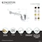 Kingston Brass 1-1/4, or 1-1/2 x 1-1/2 in. P-Trap with Box Flange, 19 in. Length, 18 Gauge, Polished Nickel CC6246 - alternate 2