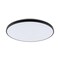 Jonathan Y Astrid 21.25" 1-Light Modern Minimalist Iron Circle Integrated LED Flush Mount, Black JYL7908A - alternate 4