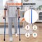 Vevor Forearm Crutches Aluminum Walking Crutches with Adjustable Height & Cuffs, 2PK FBL580319 - alternate 7