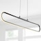 Jonathan Y Ned 39" Dimmable Adjustable Integrated LED Metal Linear Pendant, Black JYL7021B - alternate 5
