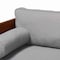 Baxton Studio Uriel Mid-Century Modern Grey Boucle Fabric Sofa 248-13808-ZORO - alternate 2