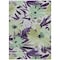 Homeroots 3' X 5' Purple And Lavender Floral Washable Indoor Outdoor Area Rug 610992 - alternate 5