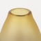Homeroots 11" Beige And Brown Color Block Crystal Glass Bud Table Vase 397499 - alternate 4