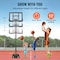 Vevor 44" Basketball Hoop Adjustable Height Backboard System for Outdoor Indoor M021A-2 - alternate 5