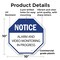 Signmission Notice Alarm and Video Monitoring i, 10 Inch X 10 Inch, Plastic Sign OC-P-10-325 - alternate 4
