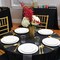Smarty Had A Party 7.5" Matte Milk White Round Disposable Plastic Appetizer/Salad Plates (120 Plates), 120PK 4857WH-CASE - alternate 4