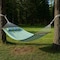 Homeroots Aqua And Lime Green Striped Double Hammock 643963 - alternate 1