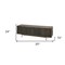 Homeroots 20in Brown Solid Wood Cabinet Enclosed Storage TV Stand 380197 - alternate 2
