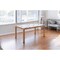 Homeroots 63" White And Natural Faux Marble And Solid Wood Dining Table 602242 - alternate 2