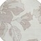 Homeroots 8' Ivory Beige And Taupe Round Floral Washable Indoor Outdoor Area Rug 589544 - alternate 4