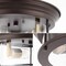 Jonathan Y Lauren 13.25" 2-Light Metal/Glass LED Flush Mount, Oil Rubbed Bronze/Brass Gold JYL7446E - alternate 5