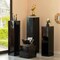 Uniquewise 16-Inch Black Fiberglass Pedestal Backdrop Stand - Stylish Flower or Cake Holder for QI003858BK-16 - alternate 3