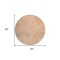 Homeroots 8' Peach Blue And Ivory Round Abstract Washable Indoor Outdoor Area Rug 597036 - alternate 4