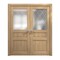 Sartodoors Interior Solid French Double Doors 48 x 84 inches, Ego 5011 Natural Oak, Wood Interior Solid Panel EGO5011DD-SNA-4884 - alternate 1