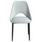 Leisuremod Amalfi Collection Modern Fabric Dining Chair in Coconut White AC48W - alternate 3