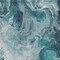 Homeroots 3' X 5' Teal Blue And Ivory Abstract Washable Indoor Outdoor Area Rug 617800 - alternate 4