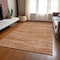 Homeroots 10' X 14' Copper And Rust Abstract Washable Indoor Outdoor Area Rug 613090 - alternate 4