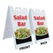 Signmission Salad Bar, A-Frame & 2 Decals Installed, Heavy-Duty Plastic Frame SBHD-D-2436-Salad Bar - alternate 3
