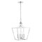 Jonathan Y Camden 13" 4-Light Iron Classic Midcentury Pendant Lantern, Chrome JYL7561B - alternate 5