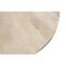 Homeroots 70" Brown Rounded Solid Wood Pedestal Base Dining Table 488691 - alternate 4