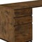 Homeroots 60" Brown and Black L Shape Computer Desk With Three Drawers 490009 - alternate 3