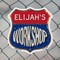 Signmission Elijah's Workshop, 6 Inch X 6 Inch, Plastic Sign SHI-P-6-489-ELIJAH - alternate 2