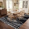 World Rug Gallery Geometric Grid Pattern Shag Area Rug 7 ft 10 in x 10 ft Anthracite WR129ANTHRACITE8X10 - alternate 5
