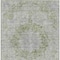 Homeroots 10' X 14' Olive Green Floral Medallion Washable Indoor Outdoor Area Rug 607913 - alternate 5